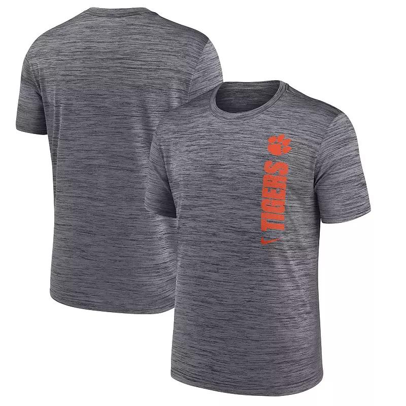 Men's Nike Gray Clemson Tigers 2024 Sideline Velocity Performance T-Shirt,  Product Image