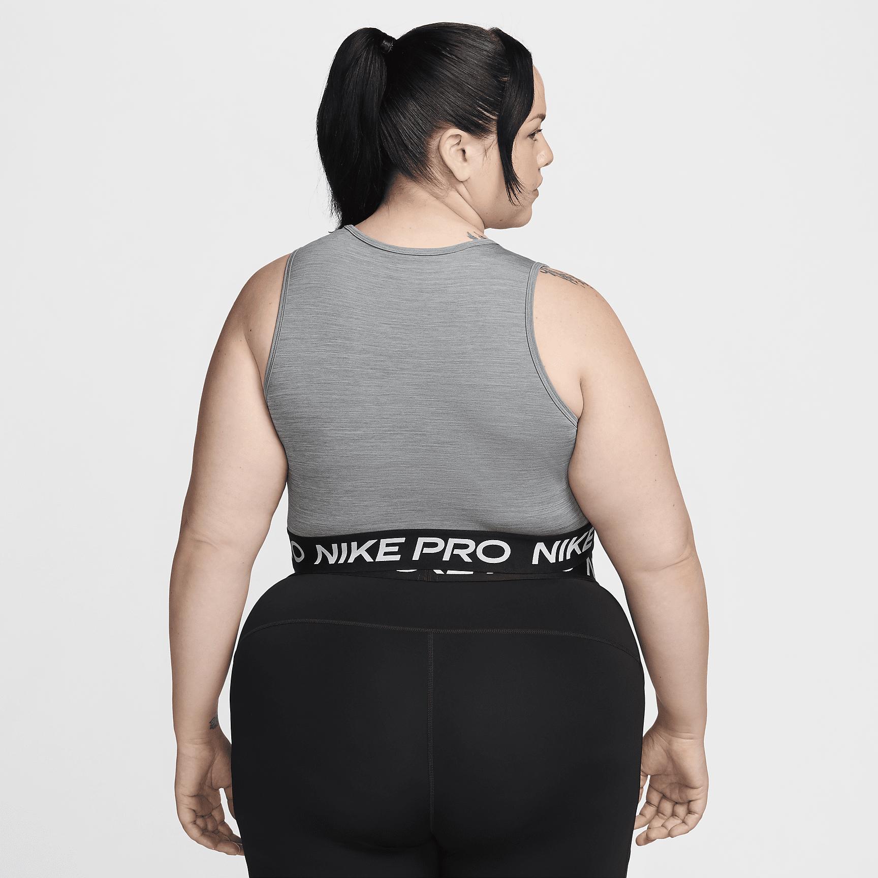 Women's Nike Pro Dri-FIT Cropped Tank Top (Plus Size) Product Image