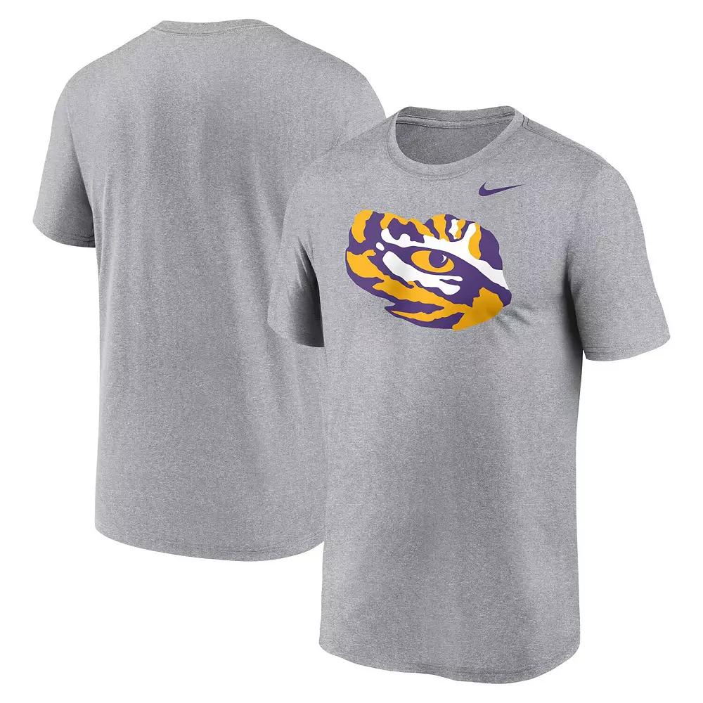 Men's Nike Heather Gray LSU Tigers Primetime Legend Alternate Logo T-Shirt,  Product Image