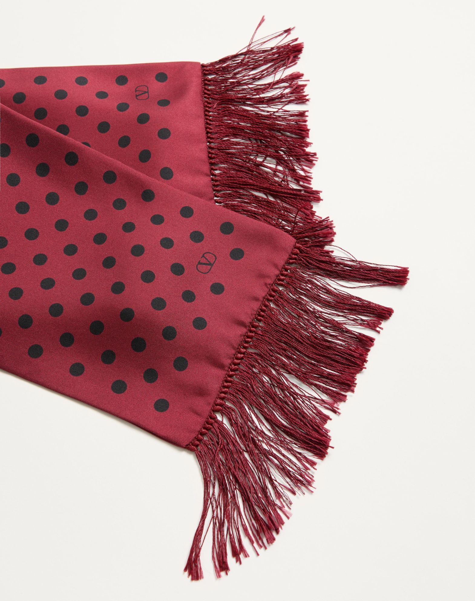 Plusdepois Silk Bandeau Scarf With Fringe Product Image