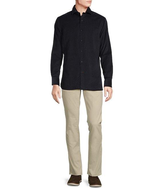 Cremieux Blue Label Solid Corduroy Long Sleeve Woven Shirt Product Image