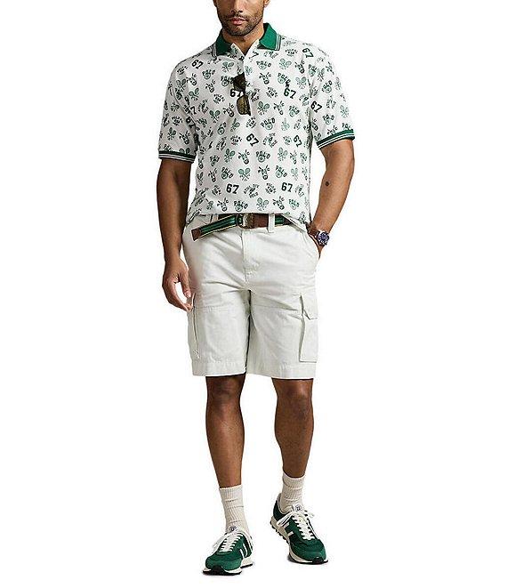 Polo Ralph Lauren Big & Tall Classic Fit Printed Mesh Short Sleeve Polo Shirt Product Image