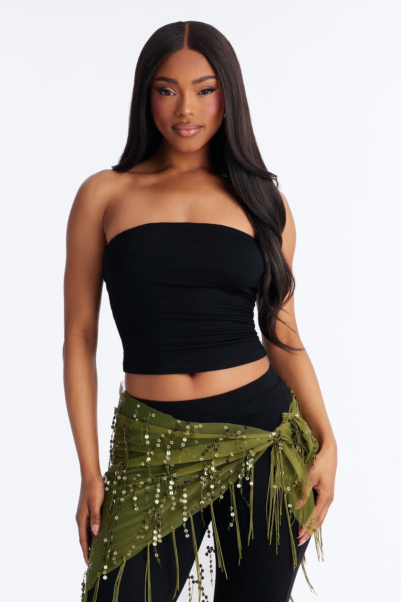 Avery Embellished 3 Piece Pant Set - Black Female Product Image