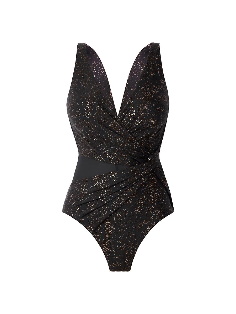 Womens Brillante Circe Abstract One-Piece Swimsuit Product Image