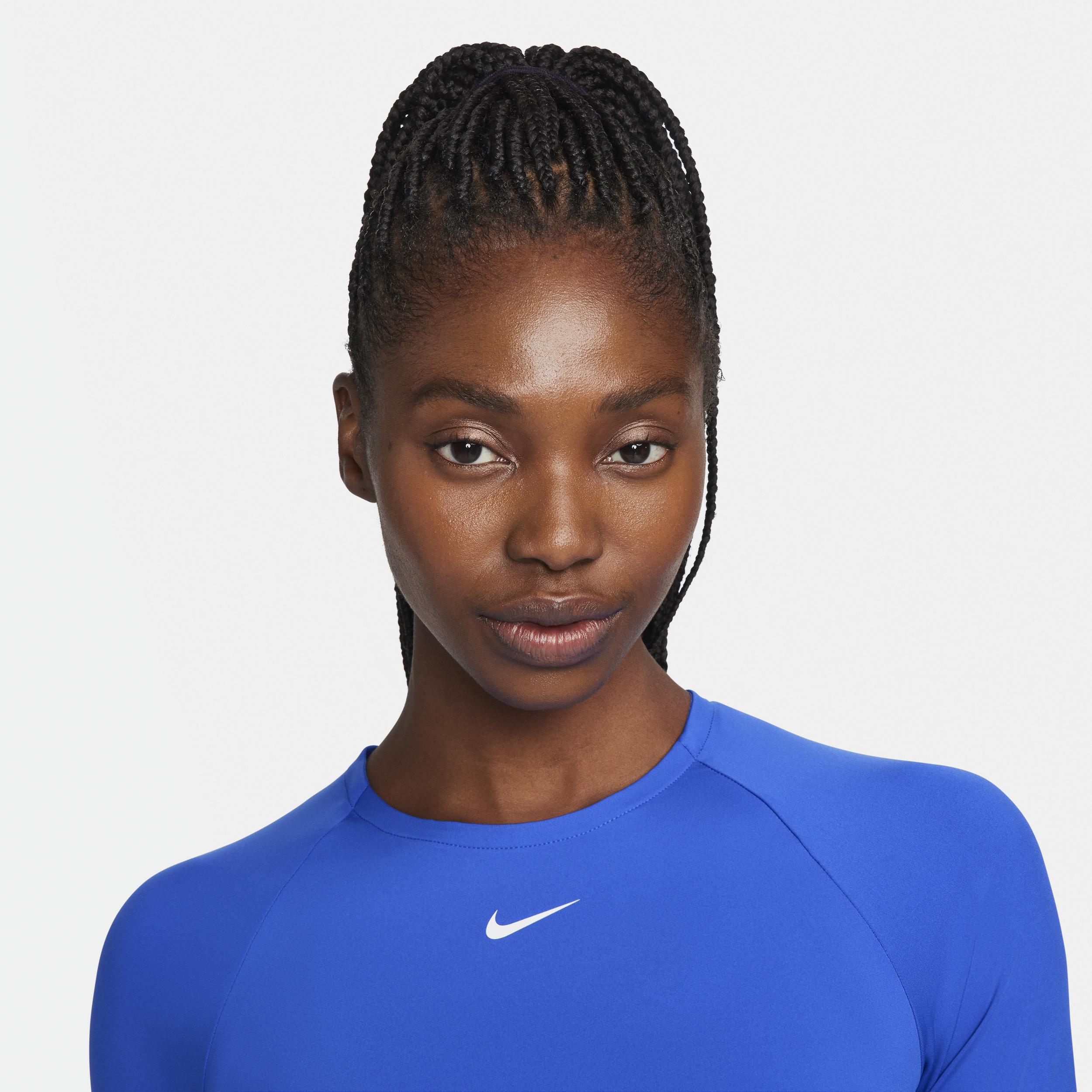 Women's Nike Pro Dri-FIT Cropped Long-Sleeve Top Product Image