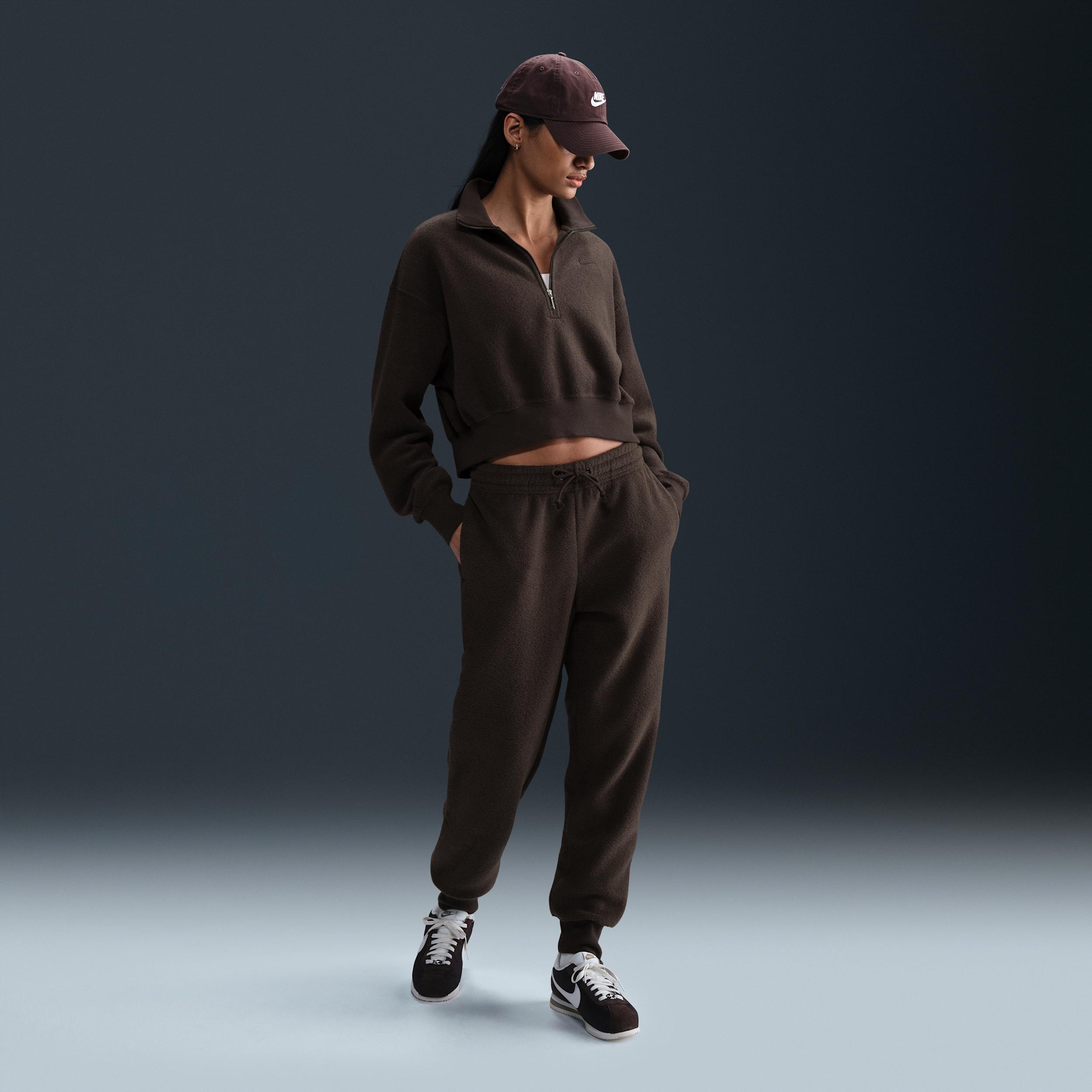 Nike Sportswear Phoenix Plush Women's Mid-Rise Cozy Fleece Pants Product Image