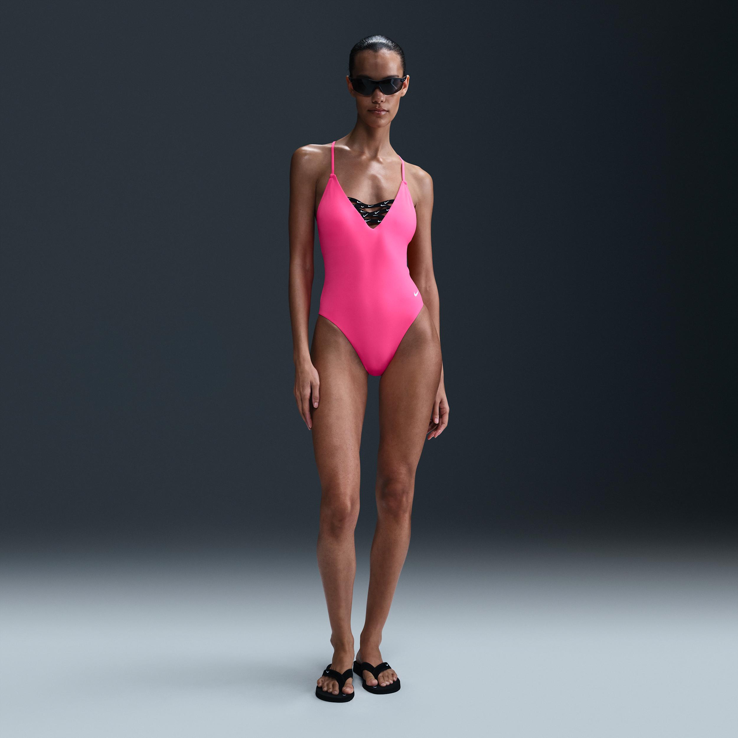 Nike Swim Sneakerkini 2.0 Women's Crossback One-Piece Product Image