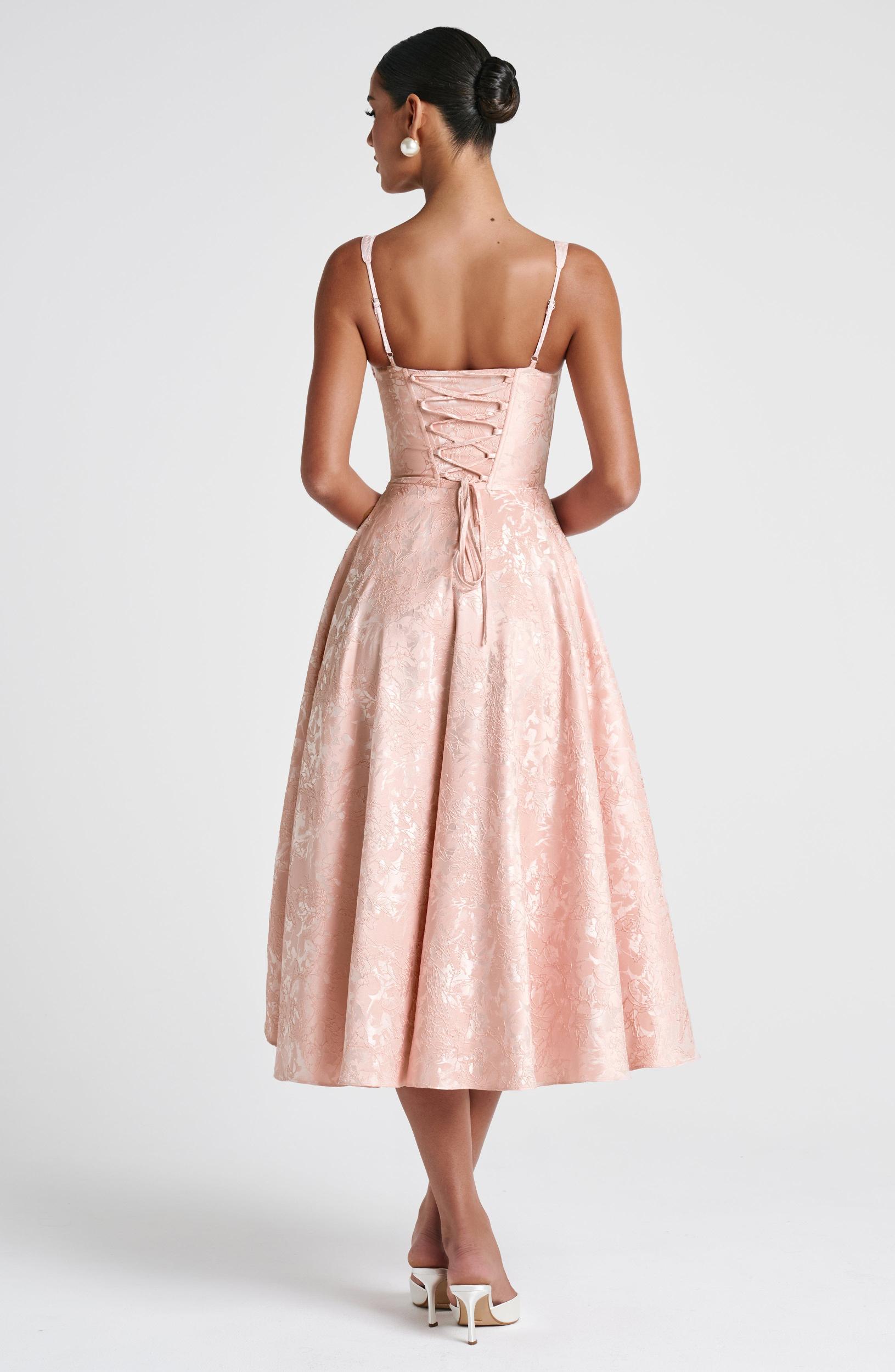Amity Midi Dress - Soft Peach Product Image