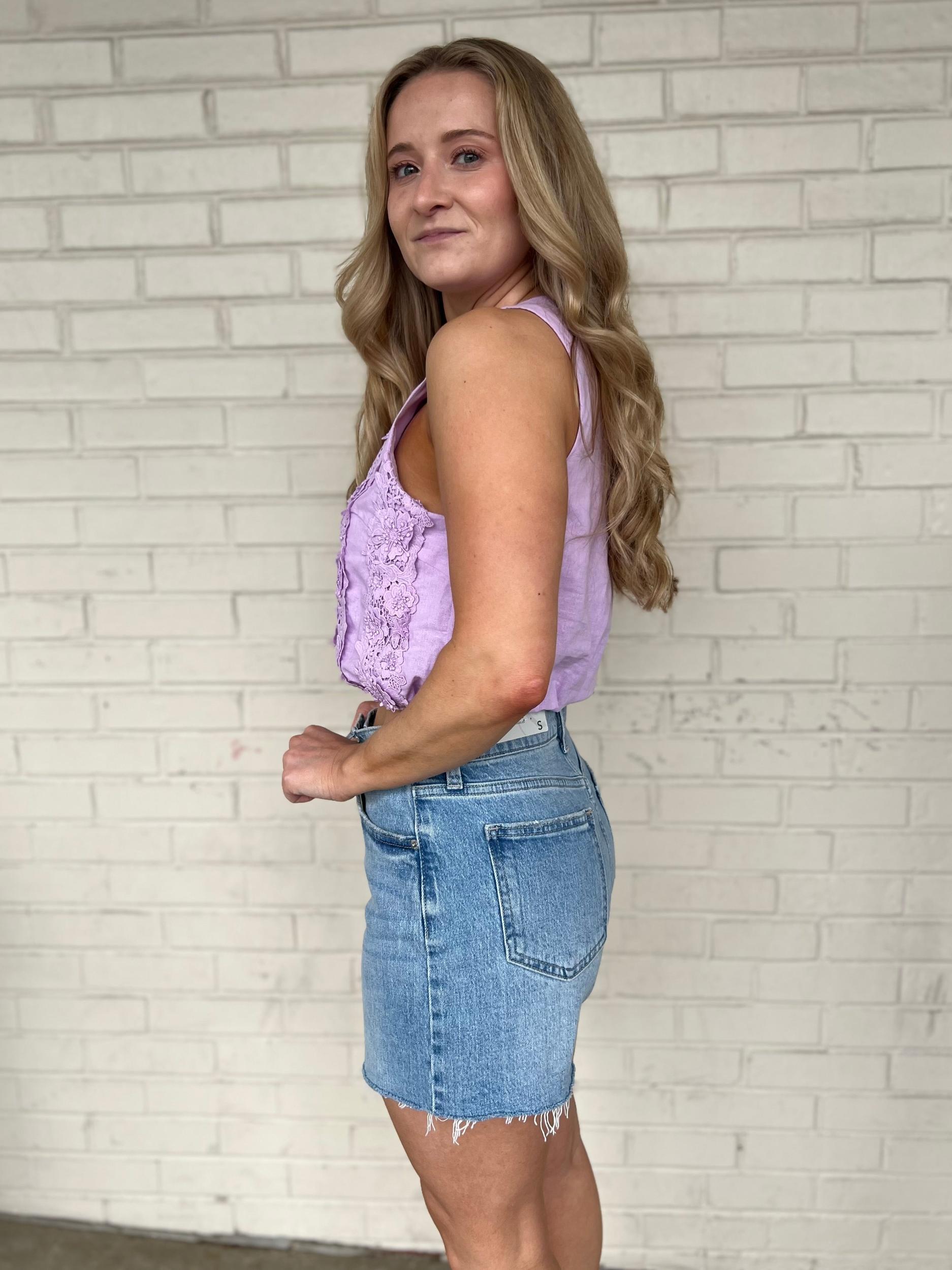 Whitley Sleeveless Crop Top Product Image