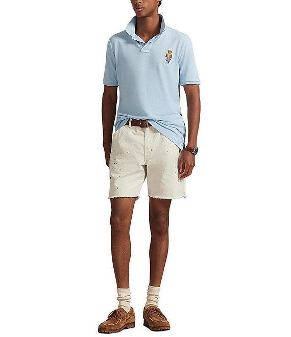 Polo Ralph Lauren Classic Fit Heritage Polo Bear Mesh Short Sleeve Polo Shirt Product Image