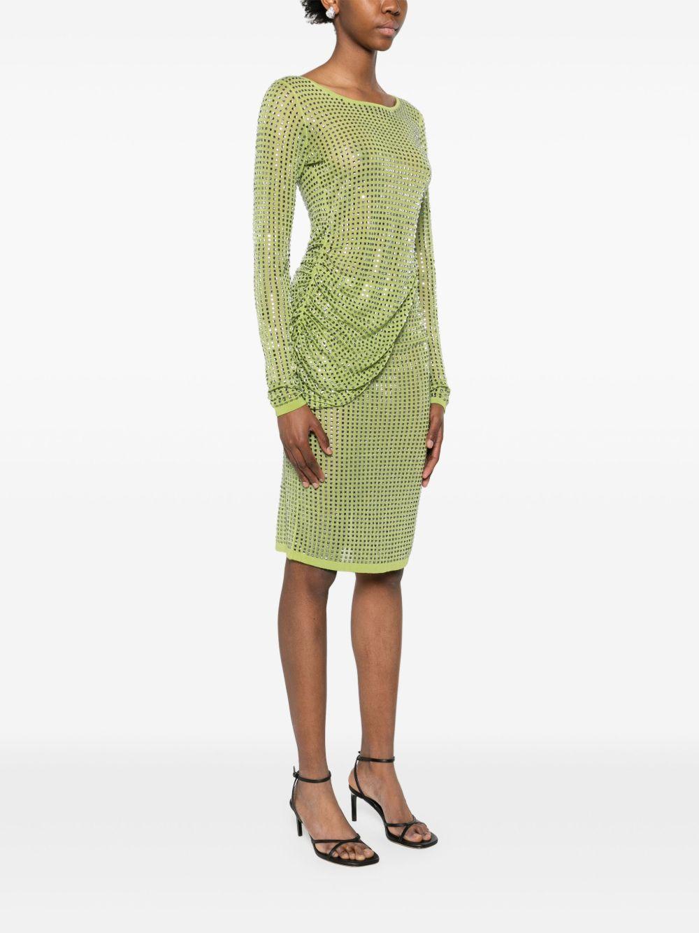 Cirrus Hotfix Cutaway midi dress Product Image