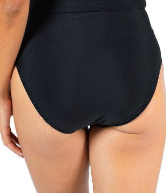Janela Bay Solid High Waist Seamless Swim Bottom Product Image