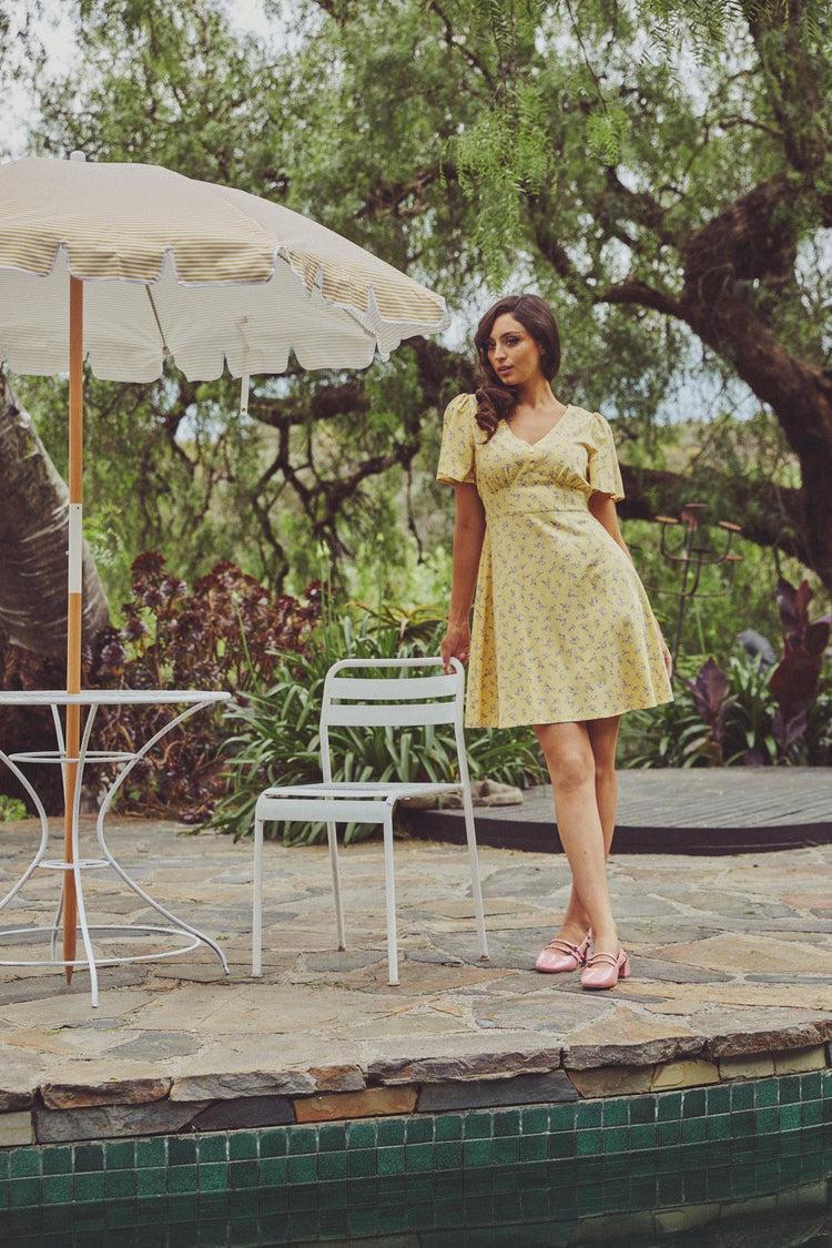 Lila Ditsy Mini Dress Product Image