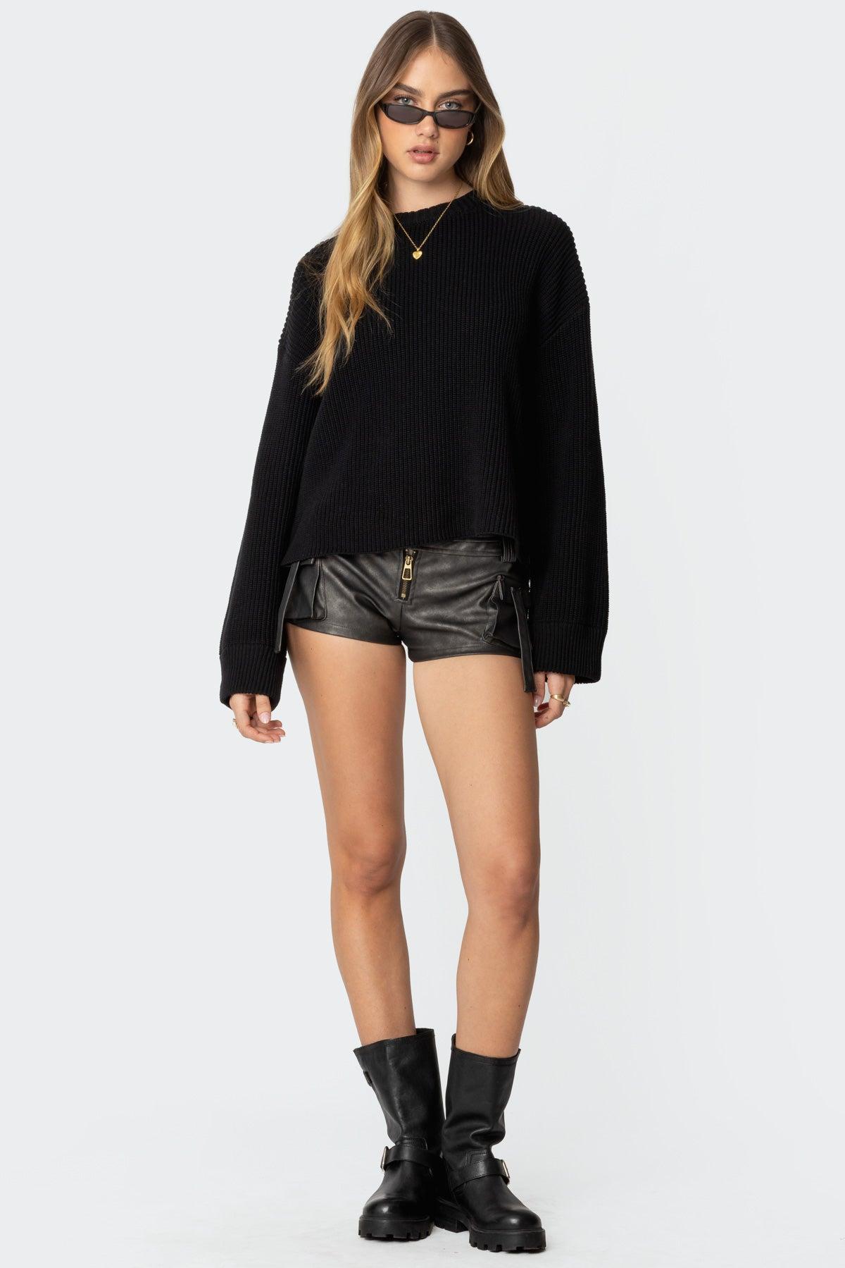 Marleen Oversized Knit Sweater Product Image