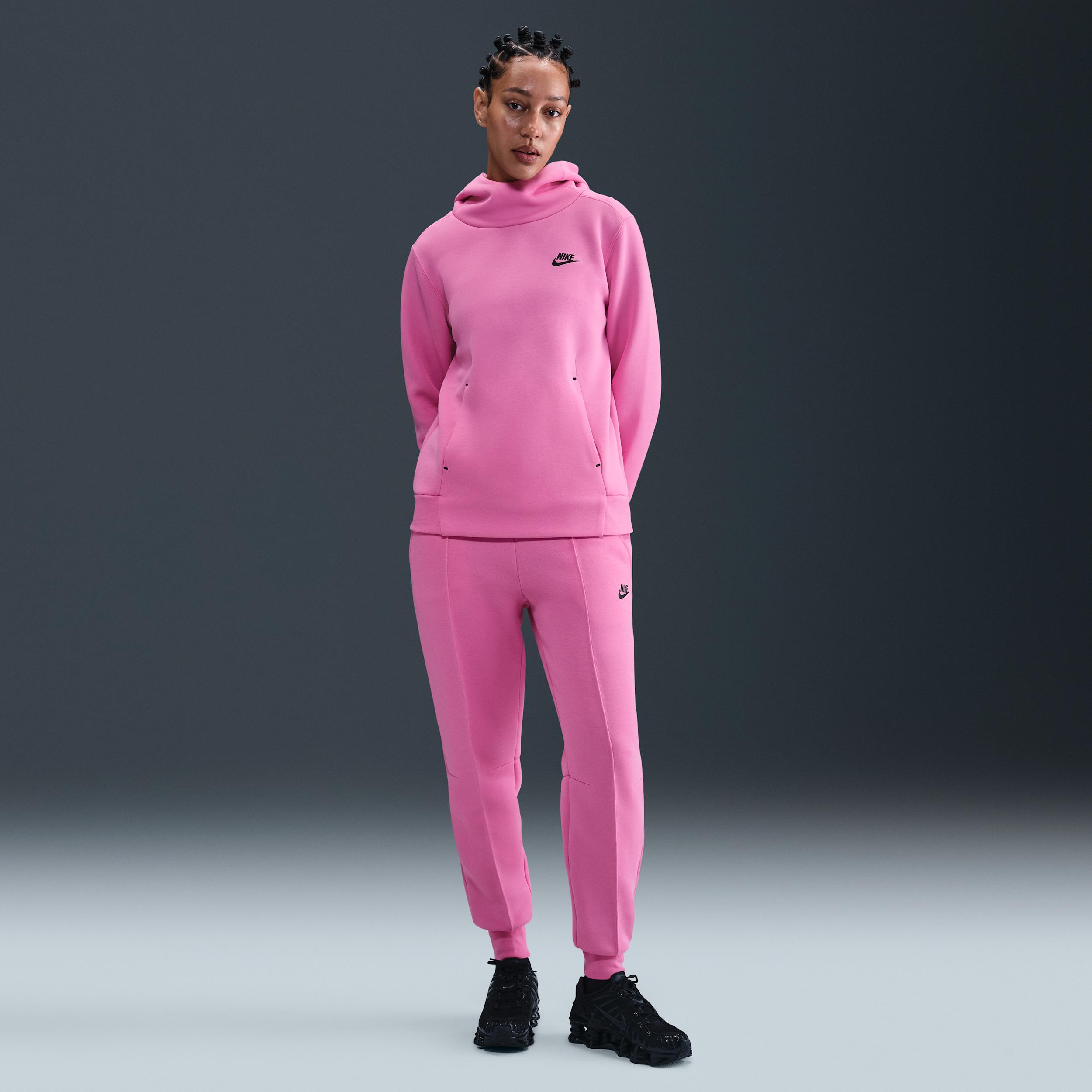 Womens Nike Sportswear Tech Fleece Mid-Rise Jogger Pants | FB8330-675 Product Image