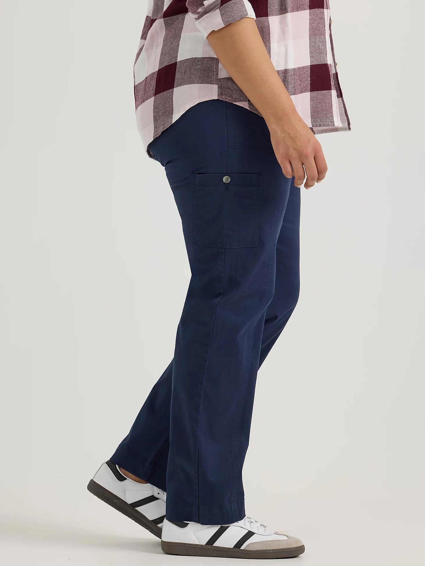 Women's Ultra Lux Comfort with Flex-to-Go Loose Utility Pant (Plus) | Women's Pants | Lee® Product Image