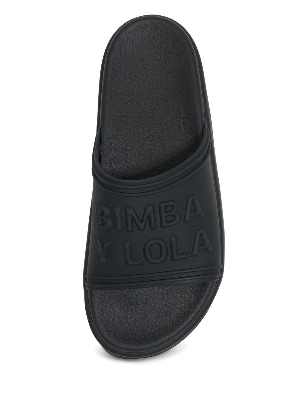logo-embossed slides Product Image