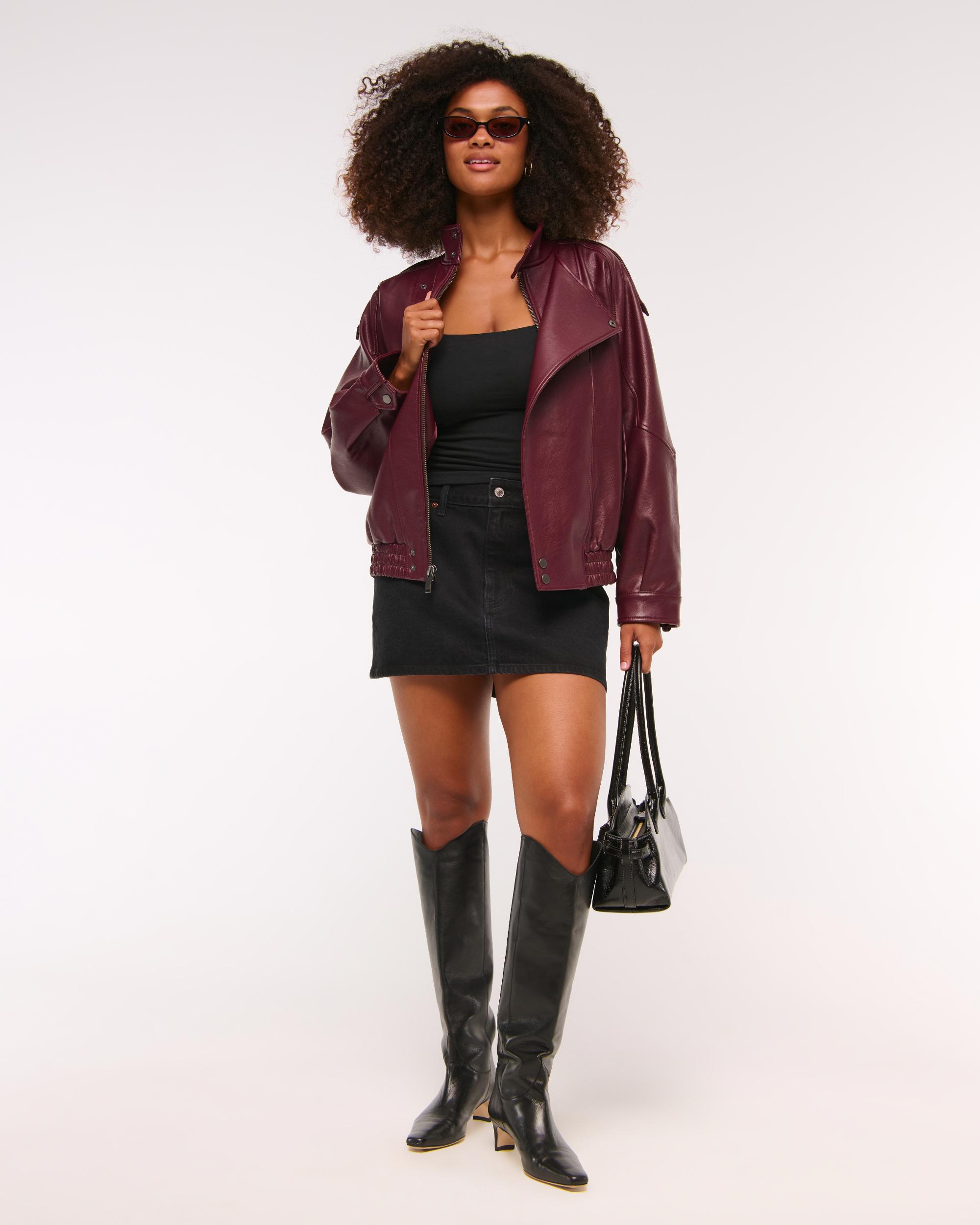 Curve Love Mid Rise Denim Mini Skirt Product Image