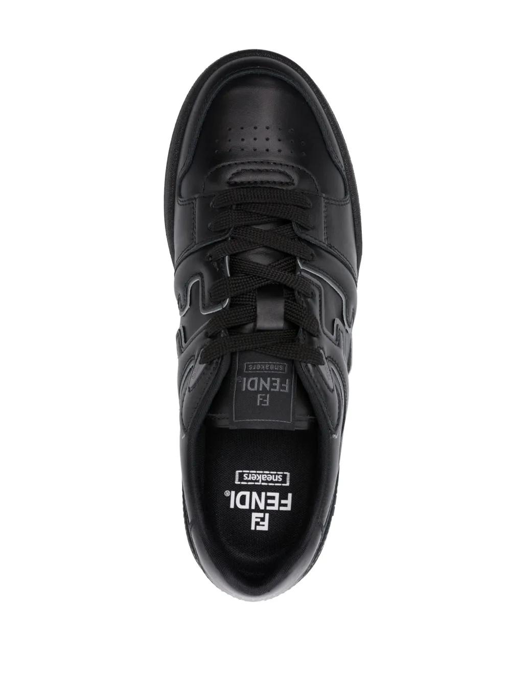 Match leather sneakers Product Image