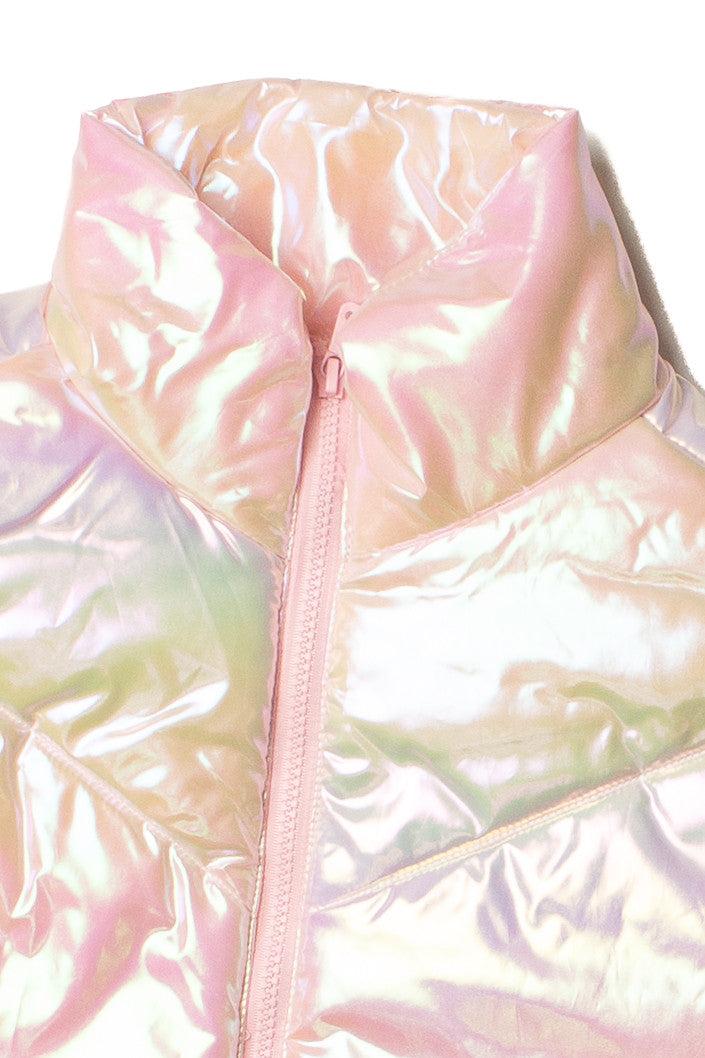Iridescent Puffer Vest Product Image