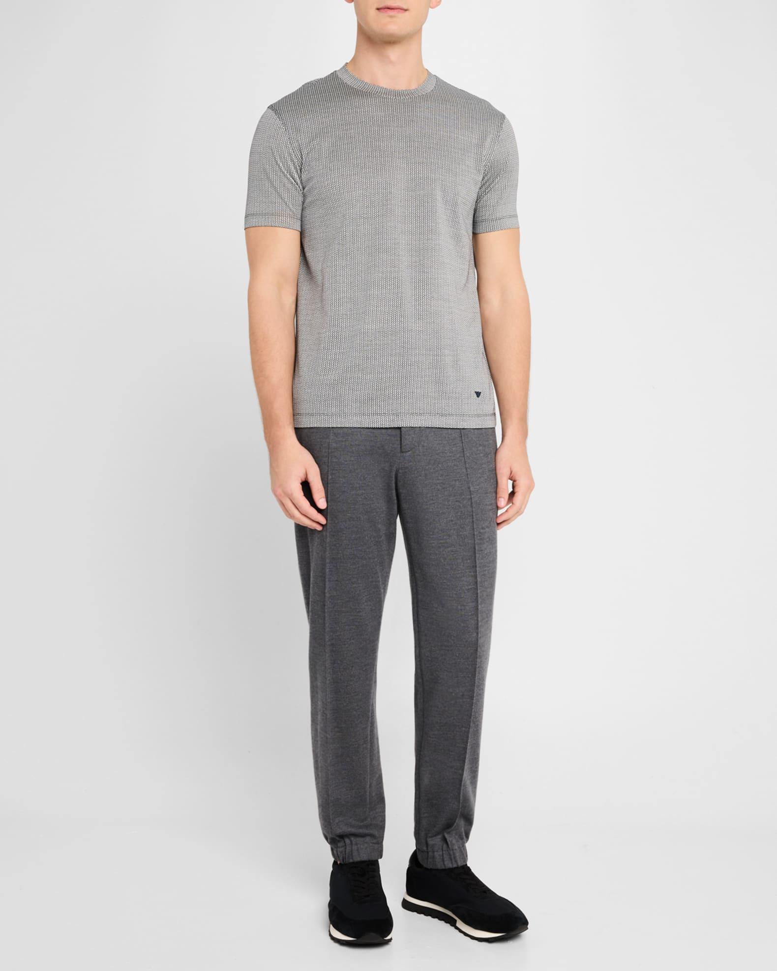 Men's Geometric Crewneck T-Shirt Product Image