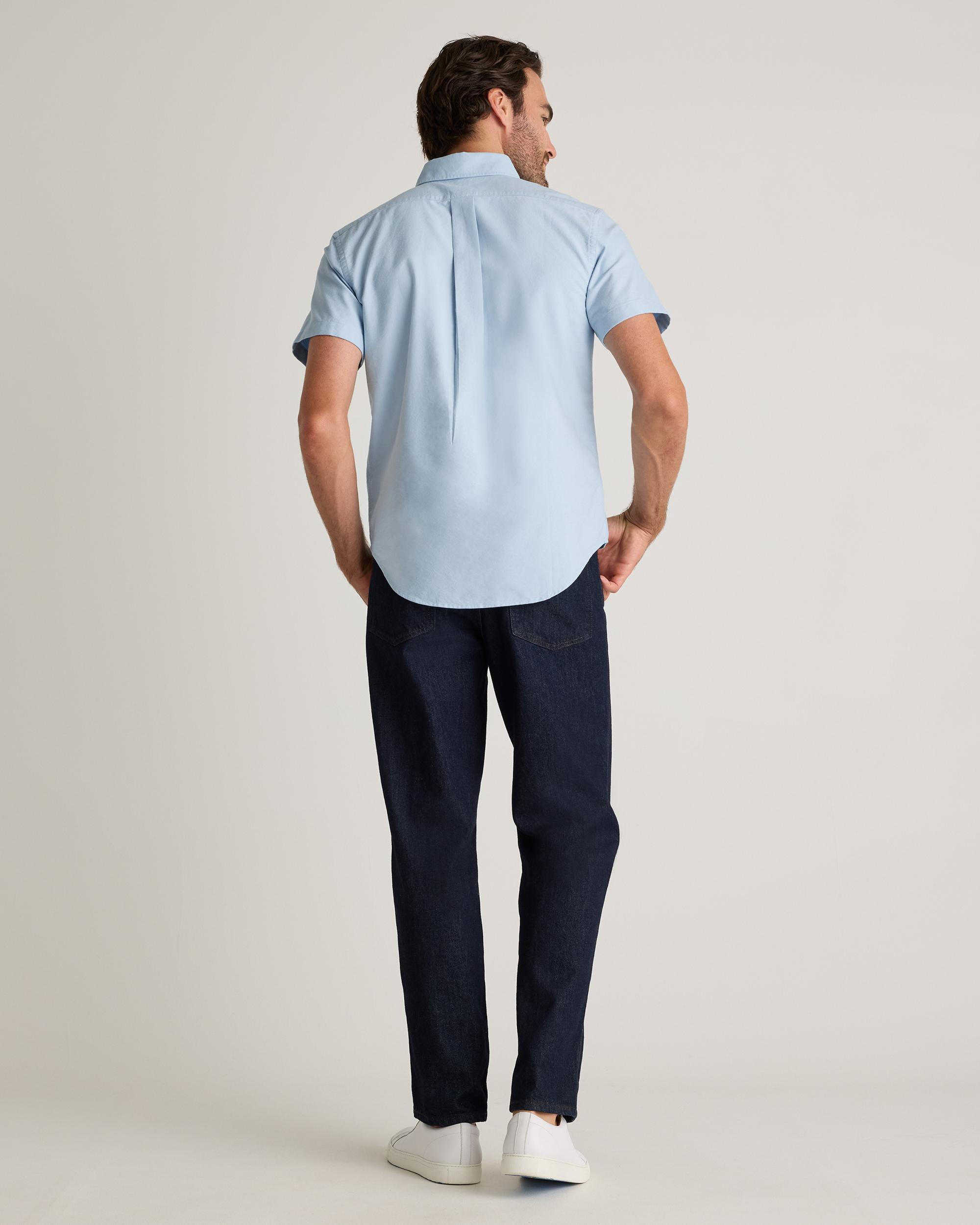 Quince | Men's Short Sleeve Oxford Shirt Organic Cotton Product Image