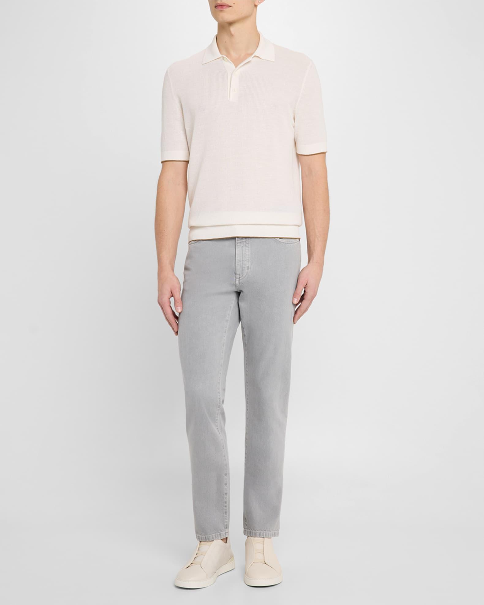 Men's Denim Melange Slim Five-Pocket Pants Product Image