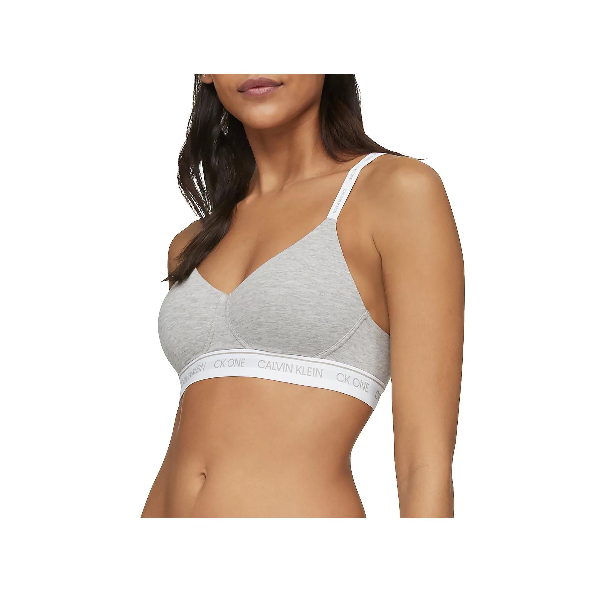 Women's Calvin Klein Archive Logo Lightly Lined Bralette QF6094,  Product Image