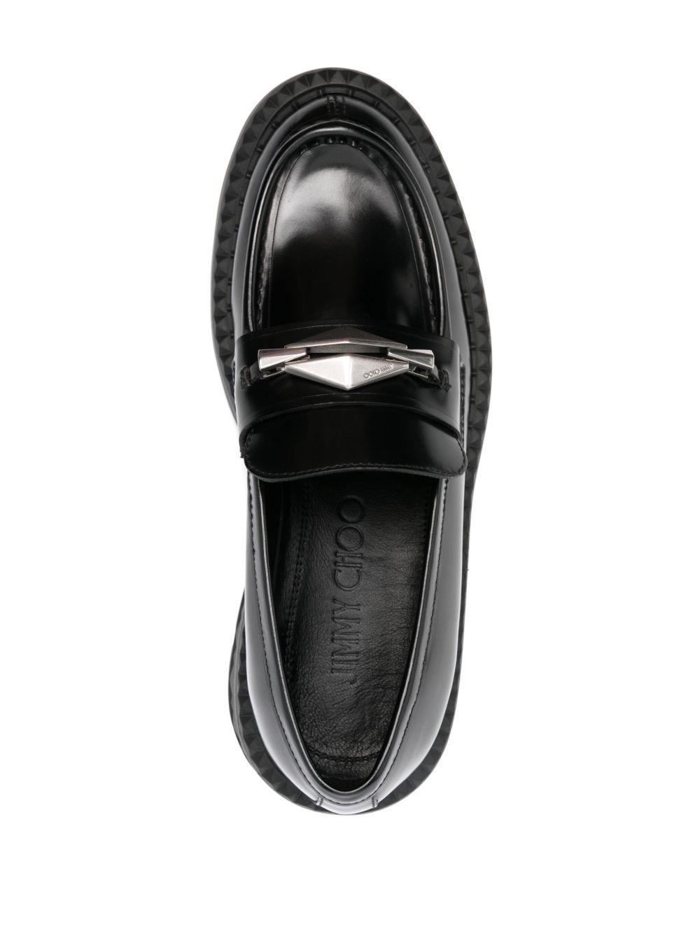Marlow Diamond leather loafers Product Image