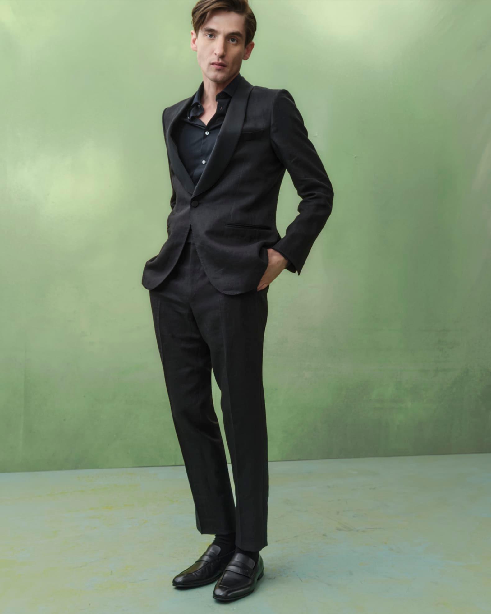 Men's Lasola Leather Penny Loafers Product Image