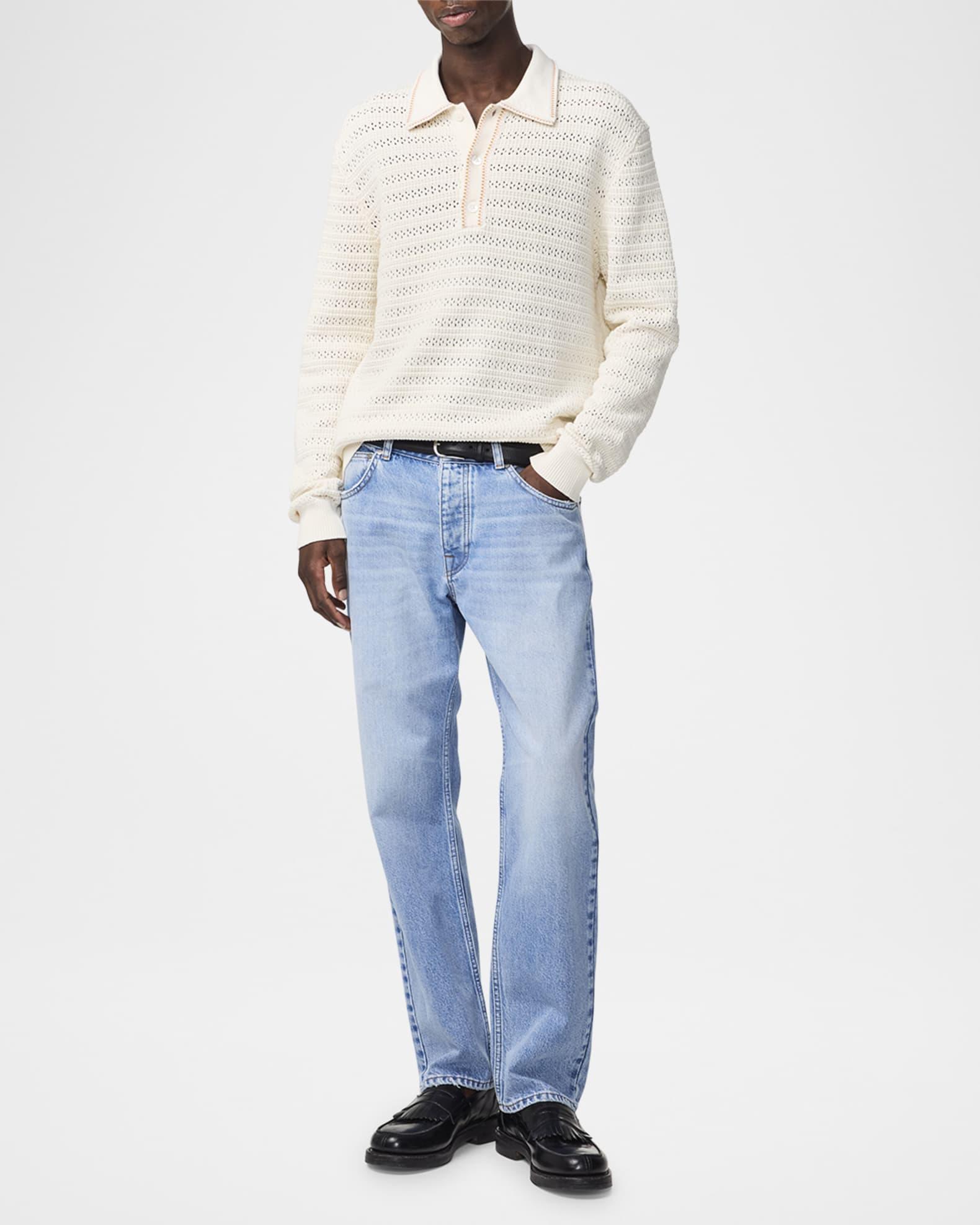 Men's Josh Long-Sleeve Polo Shirt Product Image