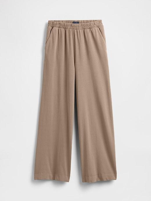 Heavyweight Organic Cotton Wide-Leg Pants Product Image