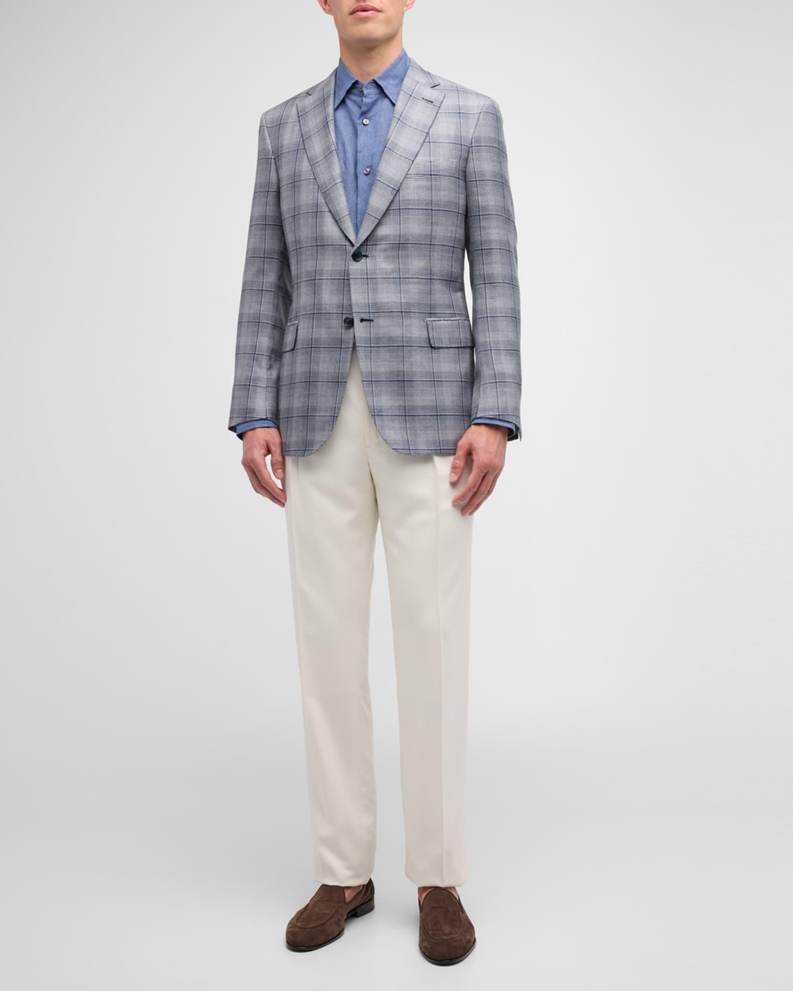 Men's Macro Plaid Sport Coat Product Image