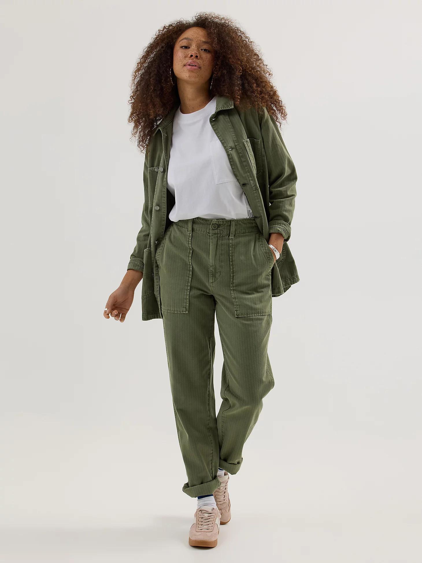 Women's High Rise Slouch Utility Pant | Women's Pants | Lee® Product Image