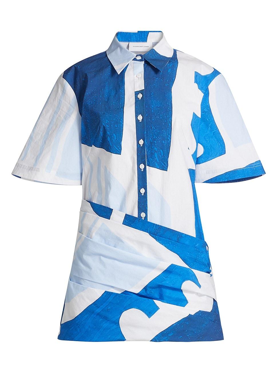 Womens Claire Mini Shirtdress Product Image