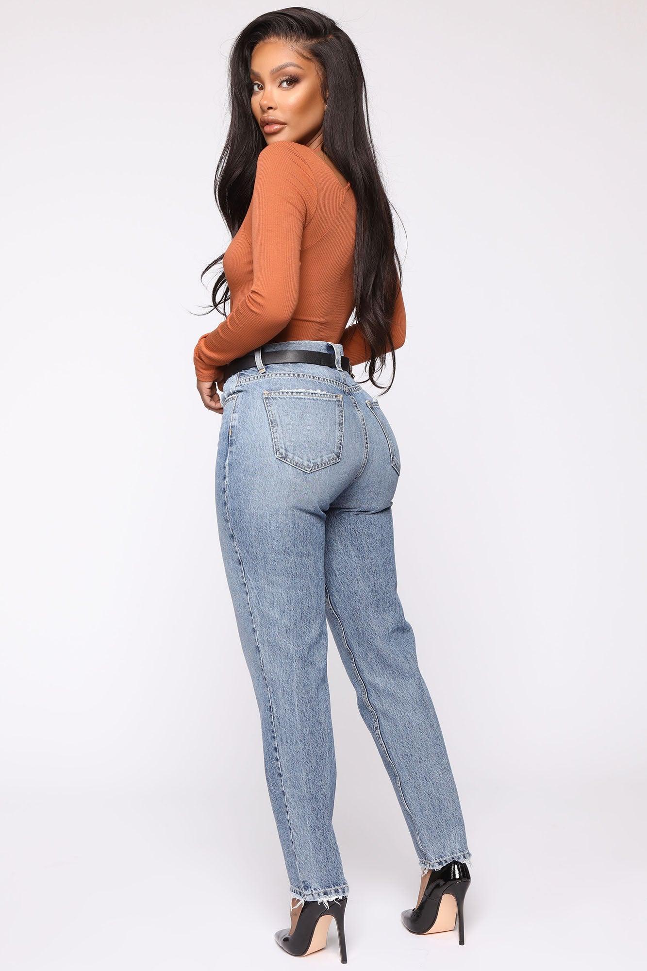 Very Special High Rise Mom Jeans - Medium Wash Product Image
