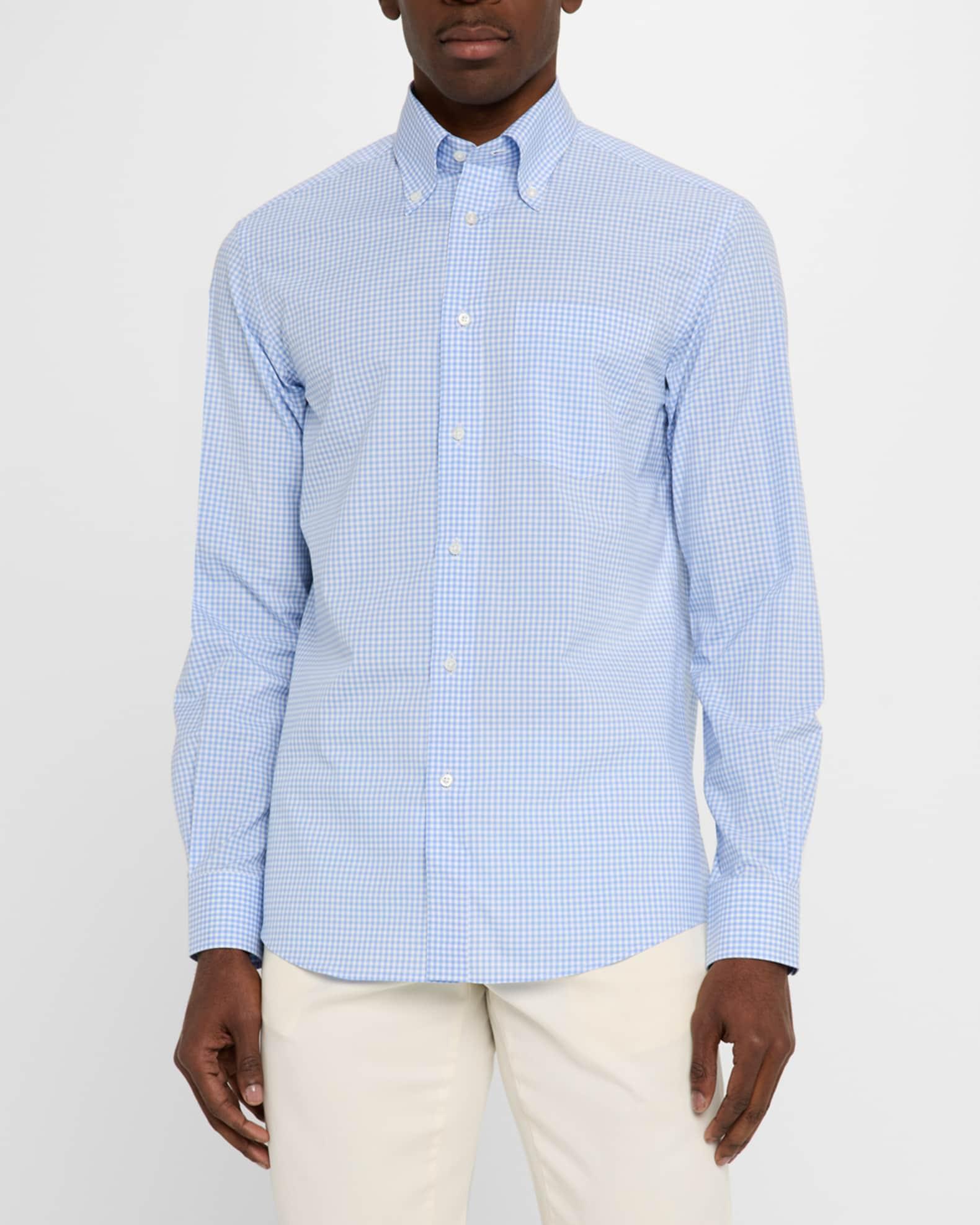 Men's Gingham Sport Shirt Product Image