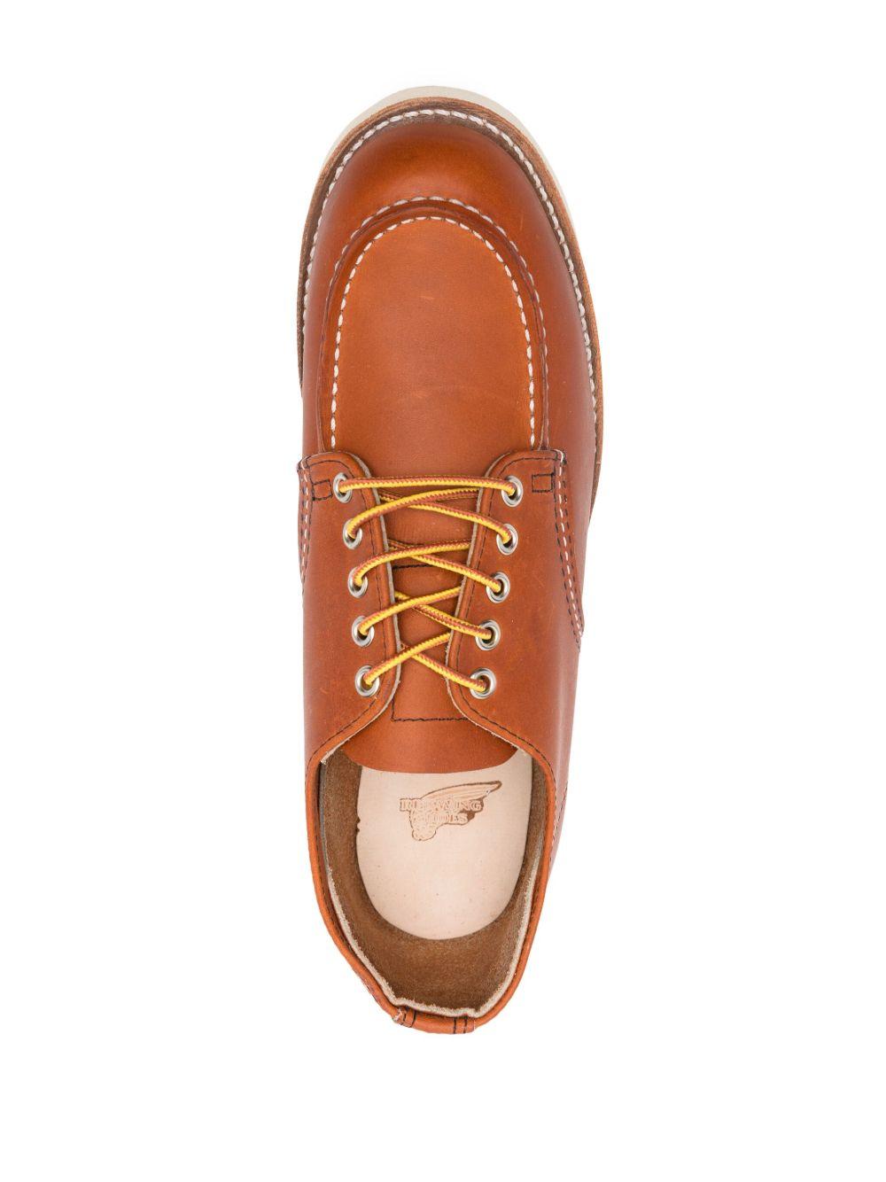 Shop Moc leather derby shoes Product Image