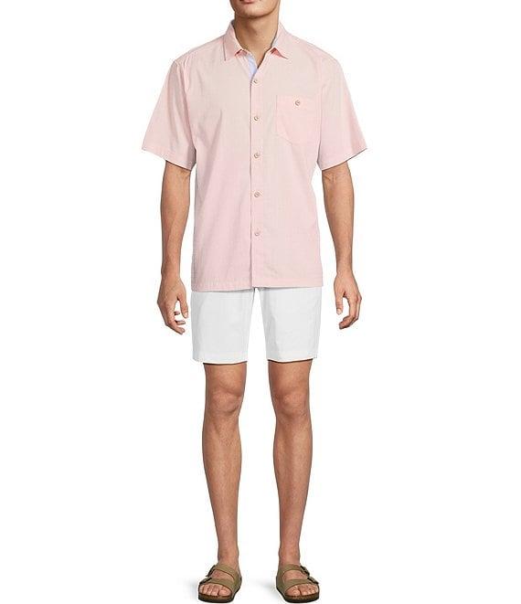 Tommy Bahama IslandZone Coconut Point Costa Check Short Sleeve Woven Shirt Product Image