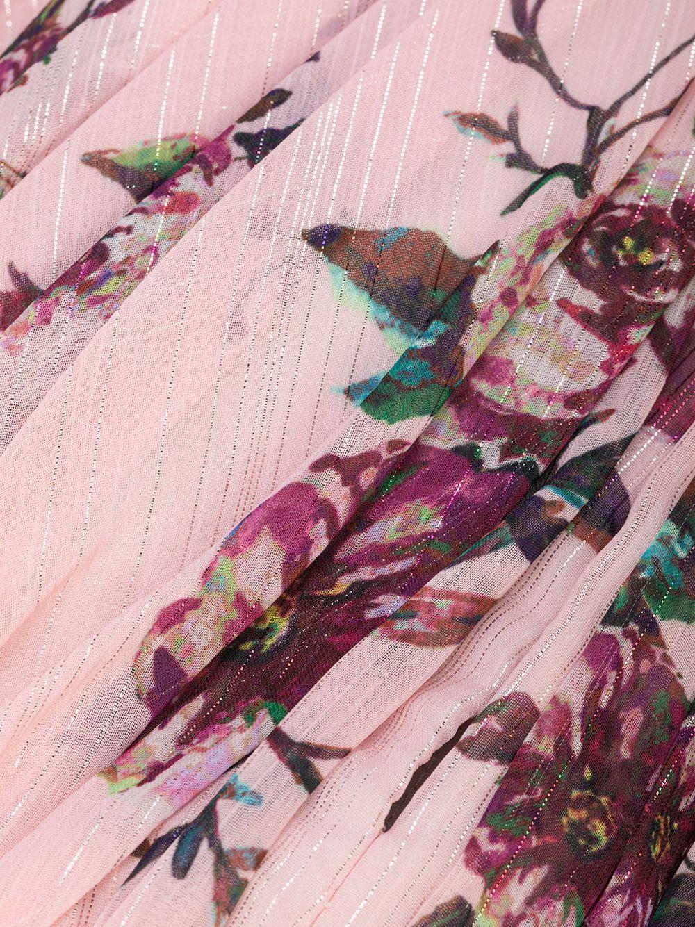 halterneck floral bridesmaid dress Product Image