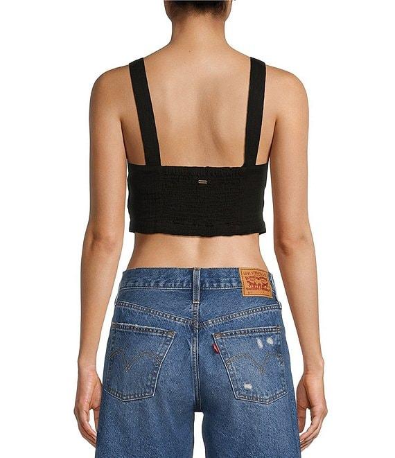 Rip Curl Premium Surf Printed Double Weave Crop Tank Top Product Image