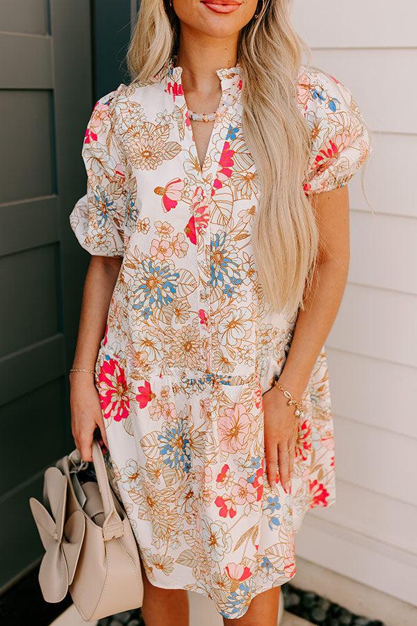 Countryside Bliss Floral Mini Dress Product Image