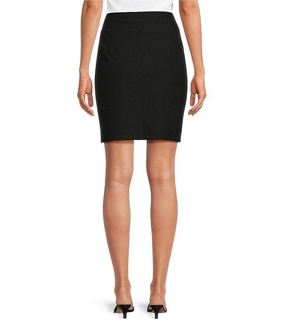 Eileen Fisher Stretch Crepe Straight Mini Skirt Product Image