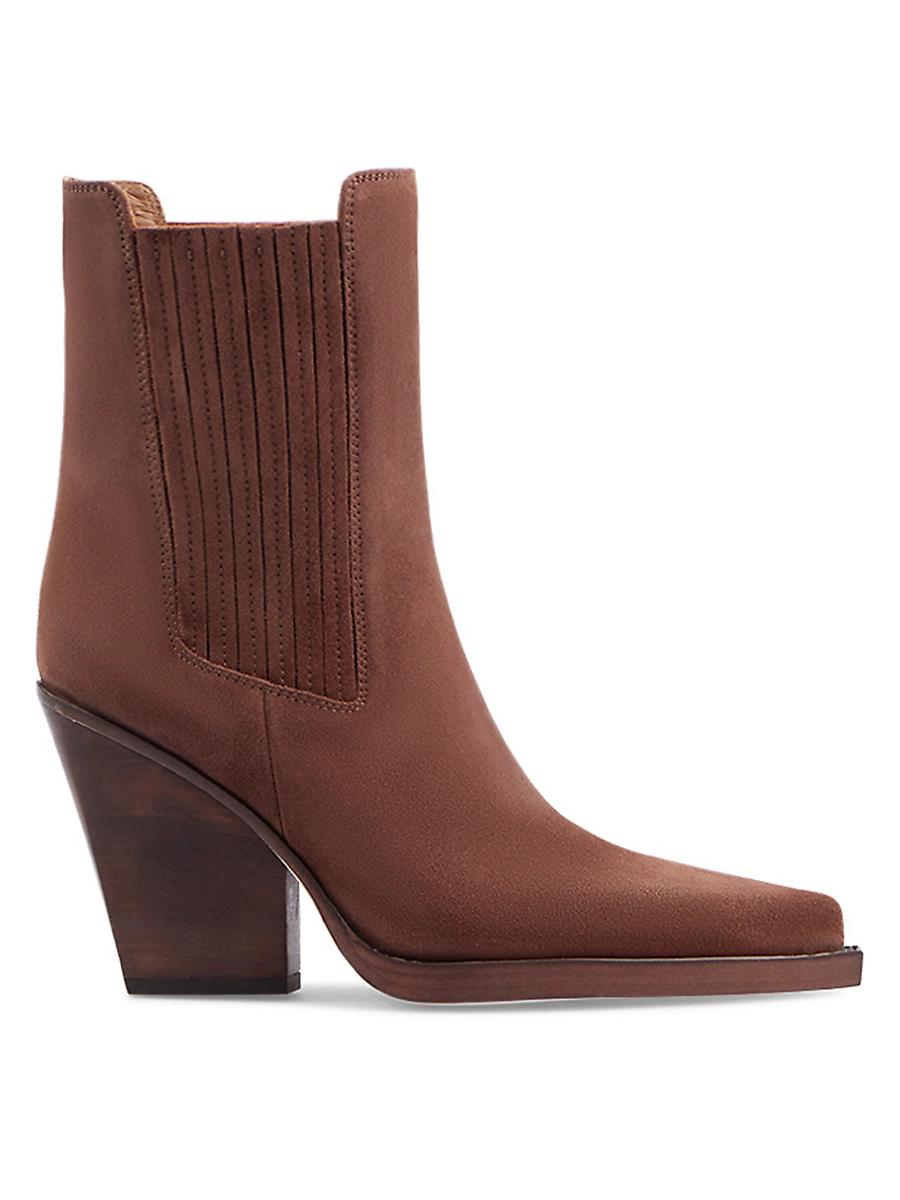 Womens Dallas 100MM Suede Ankle Boots Product Image