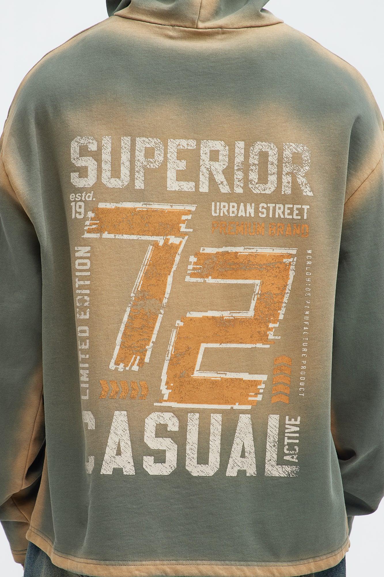 Superior 72 Washed Hoodie - Green Product Image