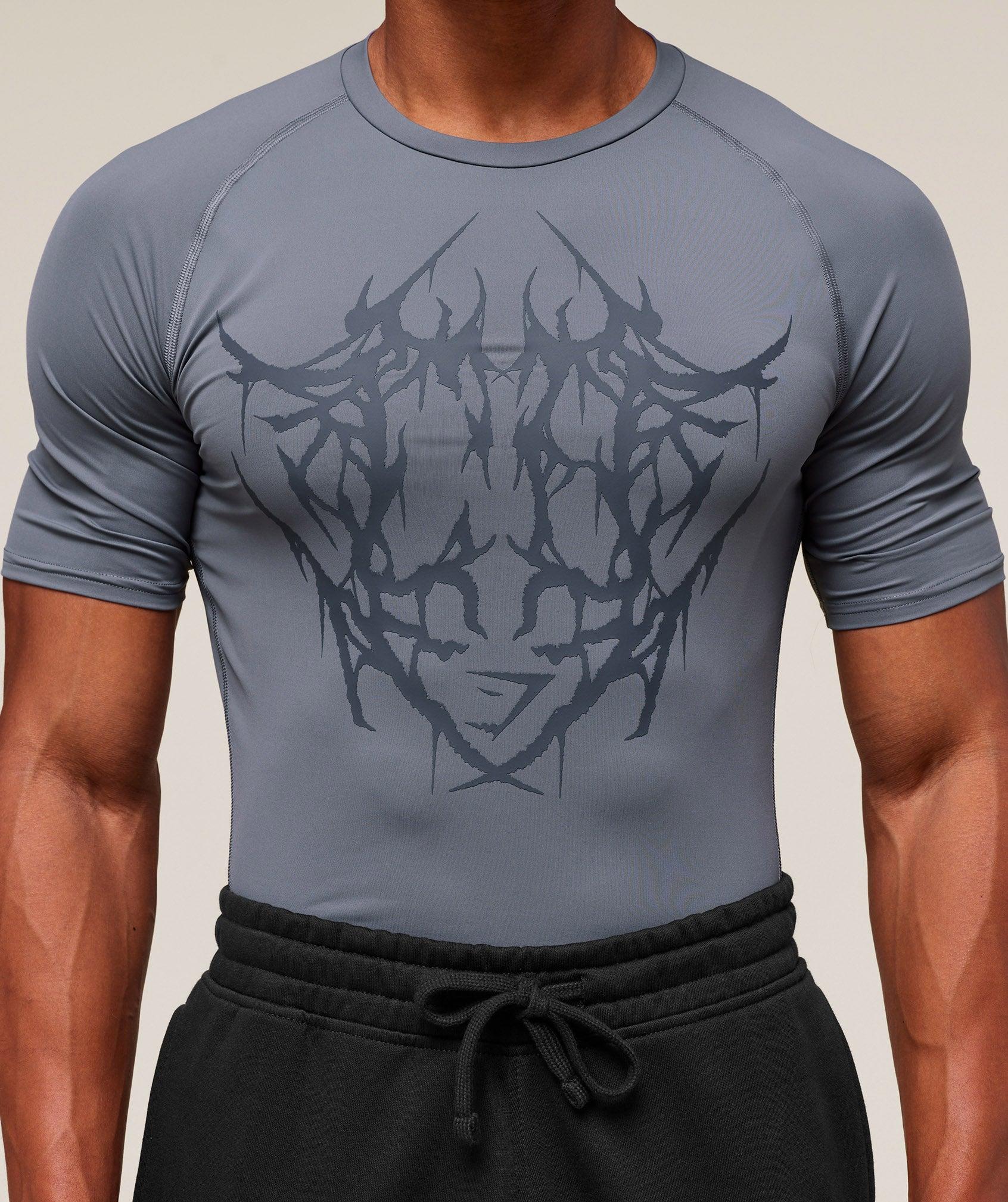 Gymshark Carlos Belcast x Element Baselayer - Iron Blue Male Product Image