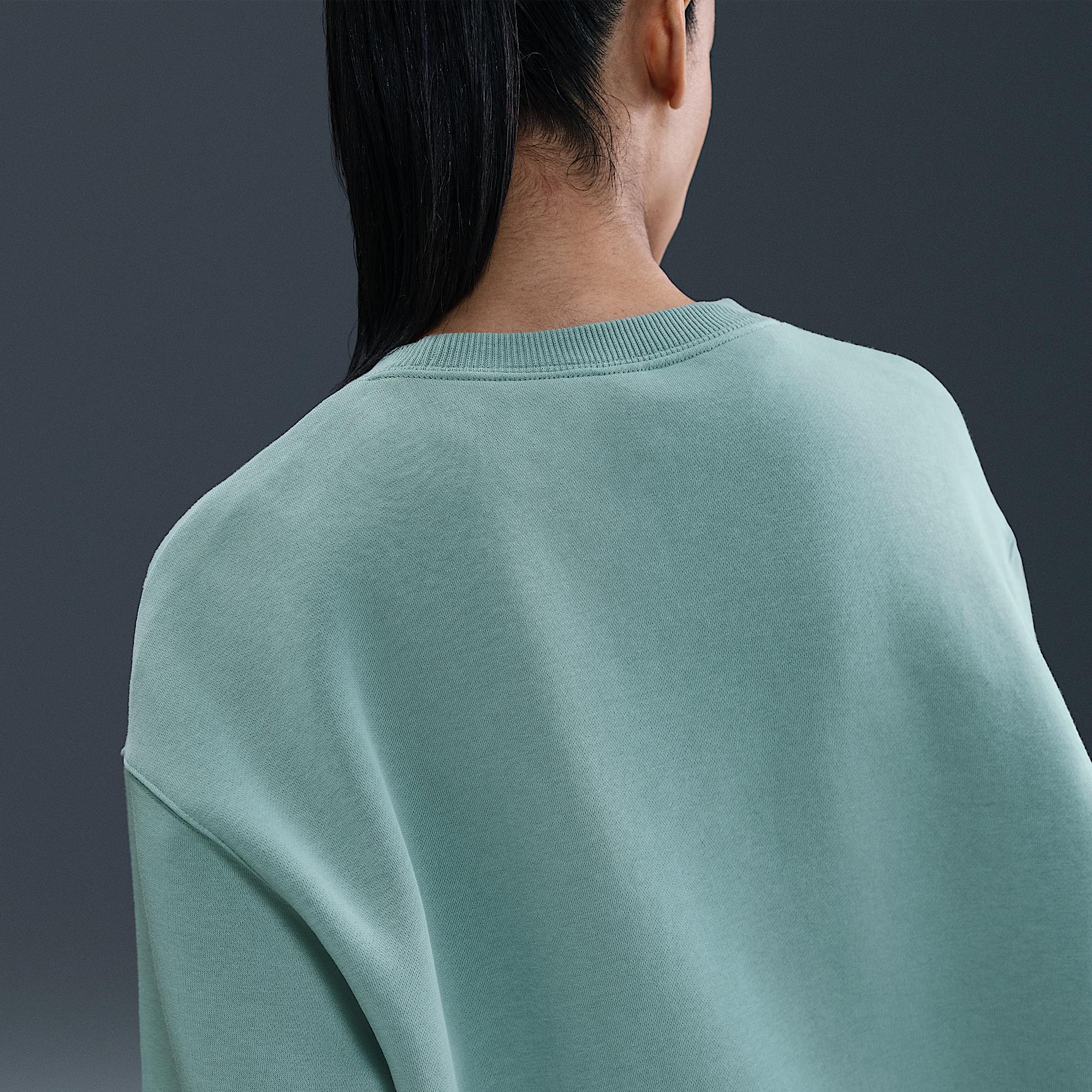 Womens Nike Sportswear Phoenix Fleece Oversized Crew-Neck Sweatshirt | FZ4270-036 Product Image