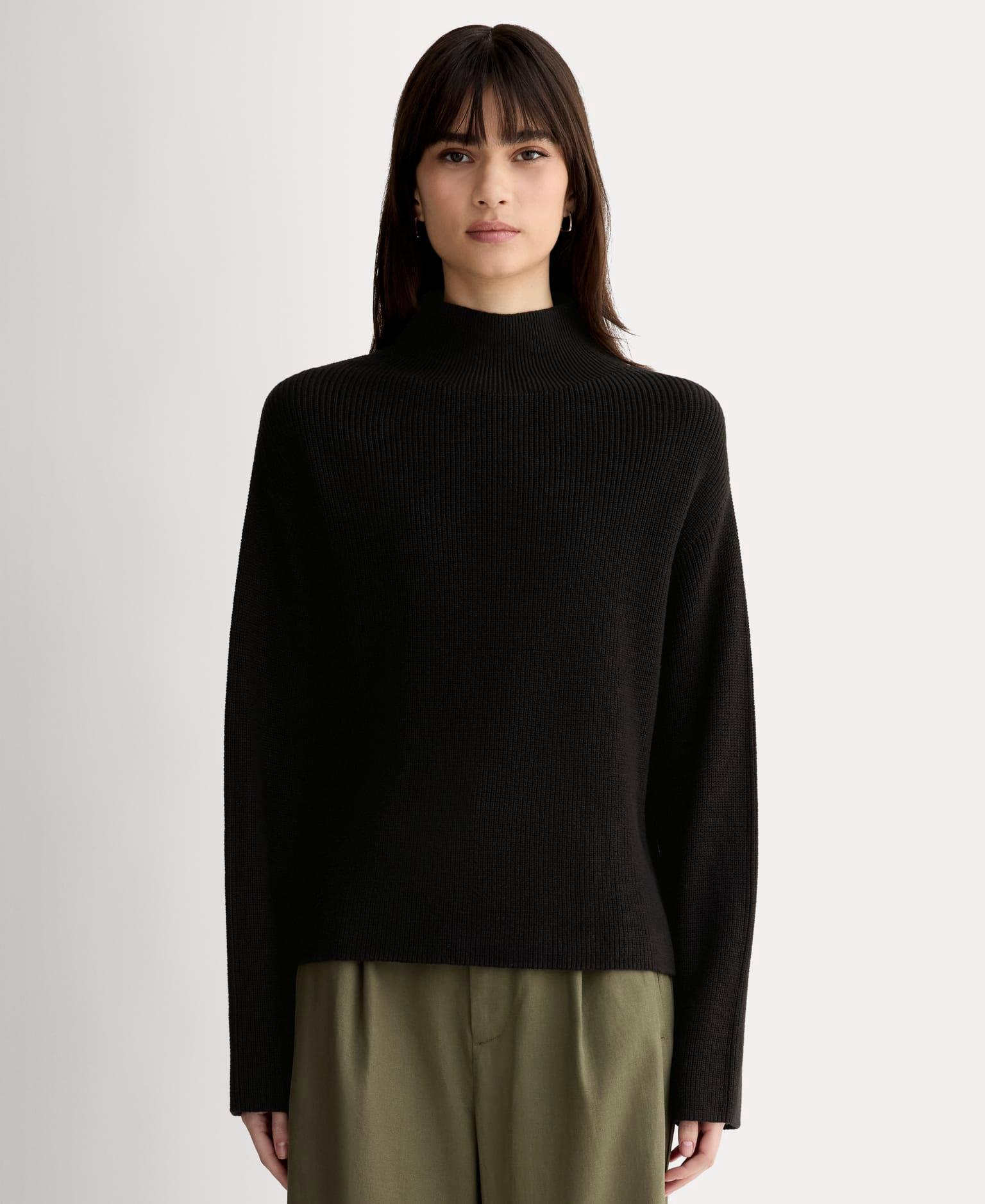 Womens Slouchy Funnel Neck in Everyday Cotton Sweater by Everlane Product Image