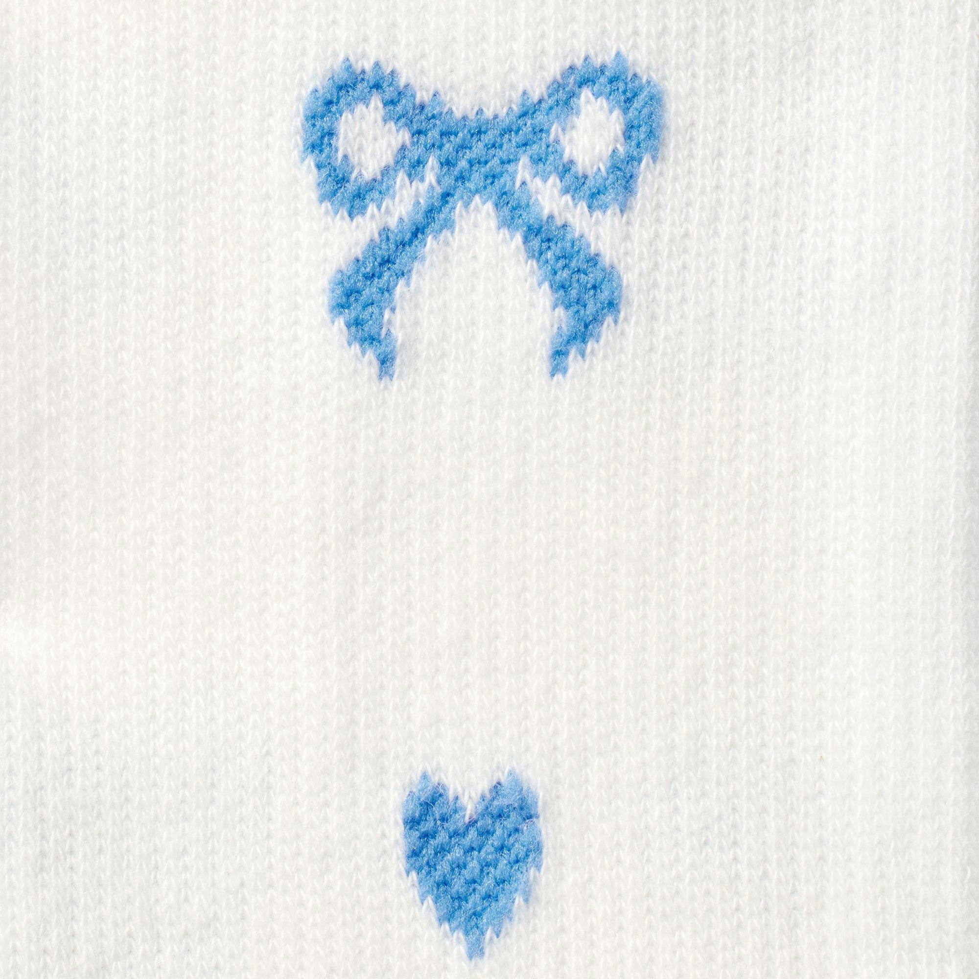 WEDDING SOCK 2-PACK | MARBLE AND CLOUD BOW PRINT Product Image