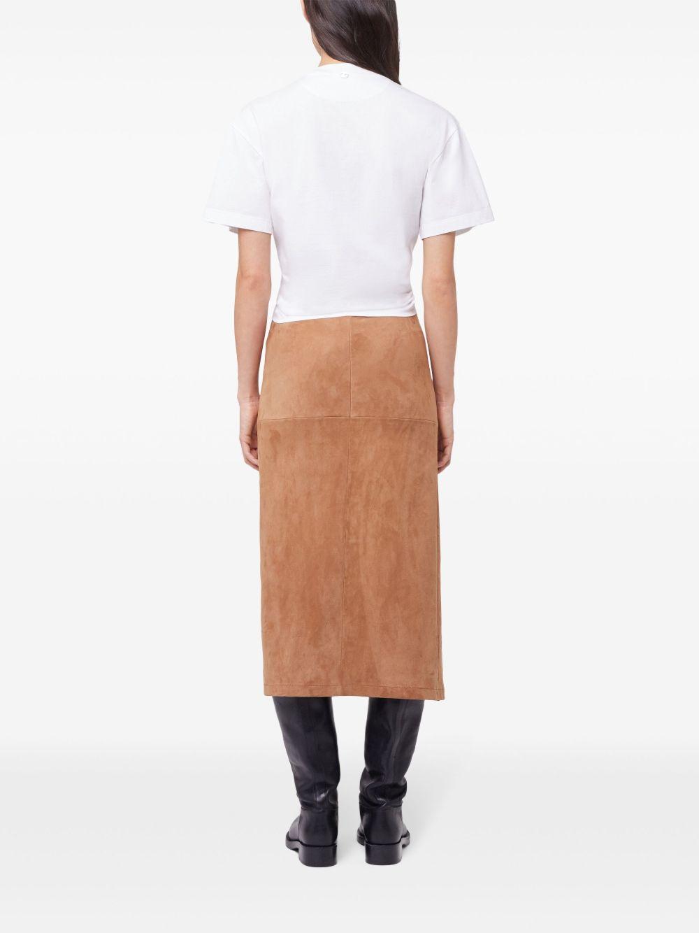 suede midi skirt Product Image